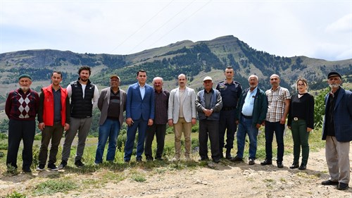 İLÇE KAYMAKAMIMIZDAN KÖYLERE ZİYARET