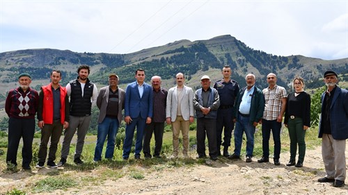 İLÇE KAYMAKAMIMIZDAN KÖYLERE ZİYARET